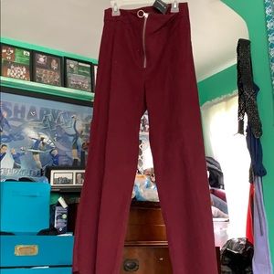Maroon pants